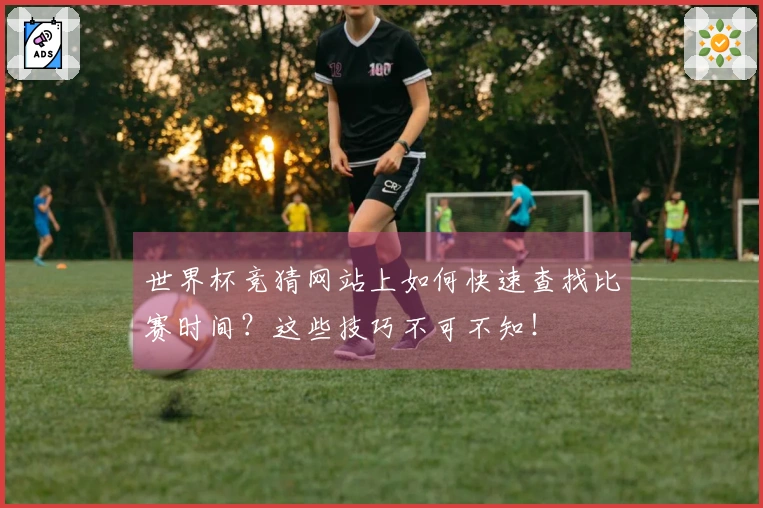 世界杯竞猜网站上如何快速查找比赛时间？这些技巧不可不知！